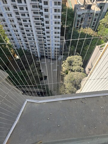 Balcony in 3 BHK Apartment at Je And Vee Om Trimurti, Malad East – for Rent