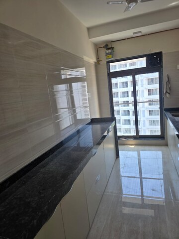 Balcony in 3 BHK Apartment at Je And Vee Om Trimurti, Malad East – for Rent