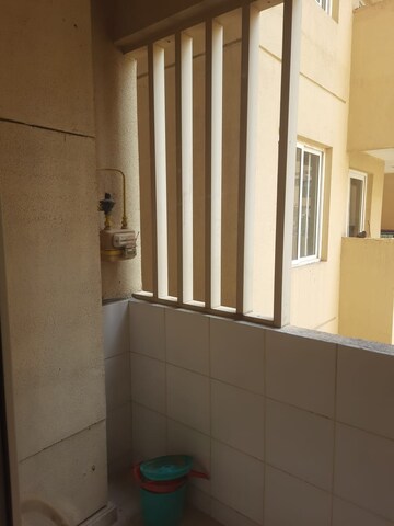 Bathroom in 2.5 BHK Apartment at Bhartiya Nikoo Homes Phase 2, Thanisandra Main Road – for Rent