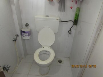 Bathroom in 2 BHK Apartment at Raunak Unnathi Greens, Kasarvadavali – for Rent