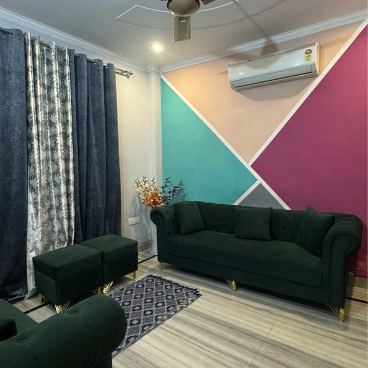 Living Room, mohan garden 3 Bedroom 900 Sq.Ft. Builder Floor In Mohan Garden Delhi 8382231