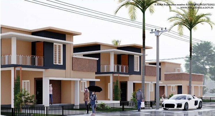 Exterior View, kallekkad 3 Bedroom 1500 Sq.Ft. Independent House In Kallekkad Palakkad 8382495