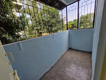 Balcony in 2 BHK Apartment at Rikesh Co Operative Housing Society, Aundh – for Rent