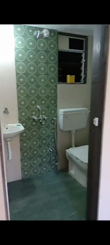 Bathroom in 1 BHK Apartment at Patel Horizon, Badlapur West – for Sale