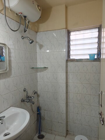 Bathroom in 1 BHK Apartment at Ramesh Hermes Heritage Phase 2, Shastrinagar – for Rent