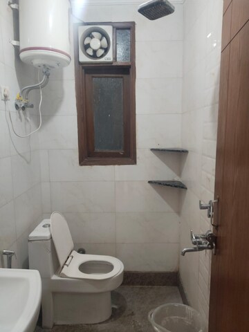 Bathroom in 1 BHK Builder Floor at Paryavaran Complex – for Rent