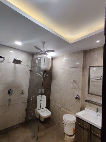 Bathroom in 4 BHK Builder Floor at Vipul World Floors, Sector 48 – for Rent