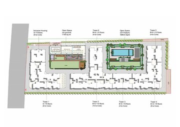 Master Plan in 2 BHK Apartment at Kohinoor Viva Pixel, Dhanori – for Sale