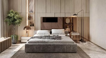 Bedroom in 4 BHK Apartment at Mahalaxmi – for Sale