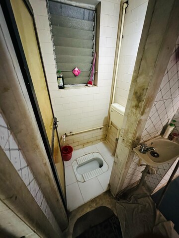Bathroom in 1 BHK Apartment at Jesal Park, Bandarwadi – for Rent
