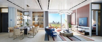 Living Room in 3 BHK Apartment at Piramal Mahalaxmi, Mahalaxmi – for Sale