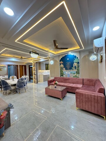 Living Room in 3 BHK Builder Floor at Jagatpura – for Sale