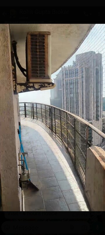 Balcony in 2 BHK Apartment at Lokhandwala Harmony, Worli – for Rent