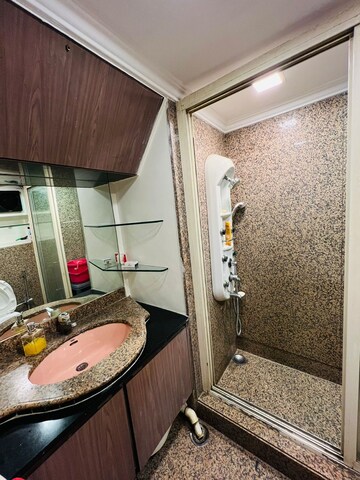 Bathroom in 2 BHK Apartment at Golden Orchid Khar, Khar East – for Rent