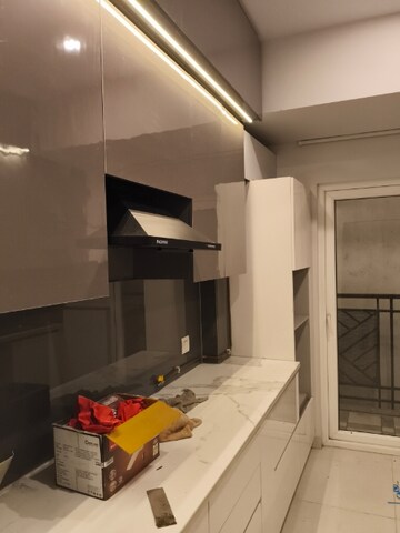 Kitchen in 3 BHK Apartment at Central Park Flower Valley Aqua Front Towers, Sohna Sector 33 – for Rent
