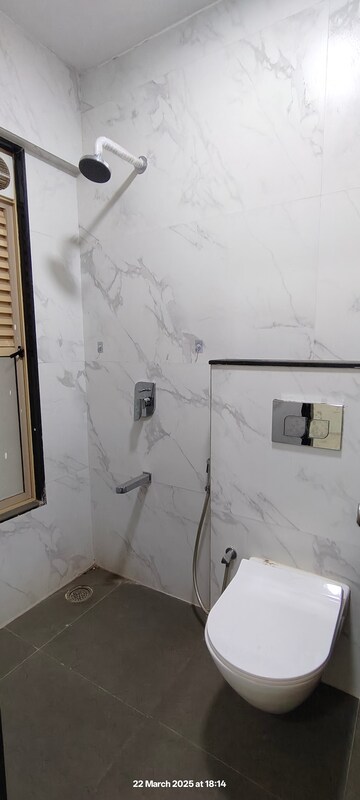 Bathroom in 2 BHK Apartment at Pratik Paradise, Datar Colony – for Rent