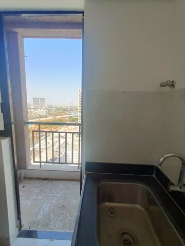 Balcony in 1.5 BHK Apartment at Runwal Gardens, Dombivli East – for Rent