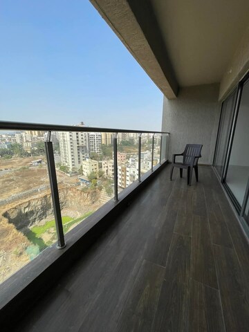 Balcony in 3 BHK Apartment at Gagan Avencia, Kharadi – for Rent
