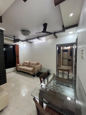 Living Room in 2 BHK Apartment at Seawoods – for Sale