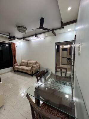 Living Room in 2 BHK Apartment at Seawoods – for Sale
