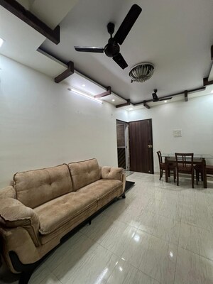 Living Room in 2 BHK Apartment at Seawoods – for Sale