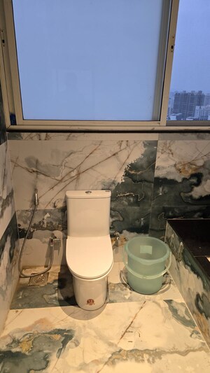 Bathroom in 3 BHK Penthouse at Nahar F Residences, Balewadi – for Sale