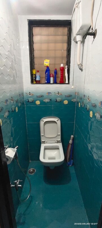 Bathroom in 1 BHK Apartment at Anmol House, Kopar Khairane – for Rent