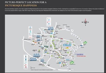 3 BHK Villa – Map Location View at Geown Oasis Phase 2, Off Sarjapur Road - for Sale