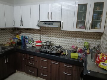 Kitchen in 3 BHK Apartment at Adani Oyster Arcade, Sector 102 – for Rent