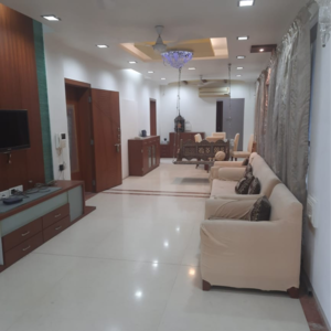 Living Room in 4 BHK Apartment at Seawoods Sector 36 – for Sale