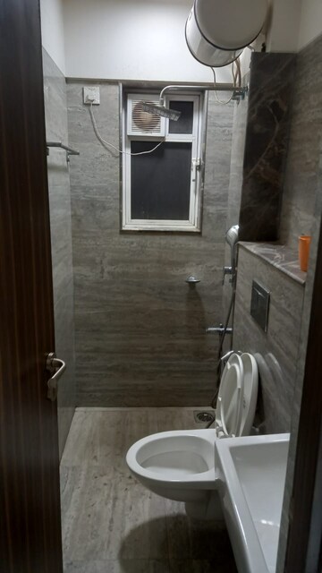 Bathroom in 2 BHK Apartment at Raheja Ridgewood, Goregaon East – for Rent