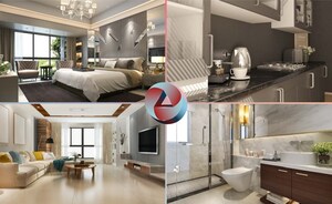 Kitchen in 3 BHK Apartment at Nirala Trio, Tech Zone 4 Greater Noida – for Sale