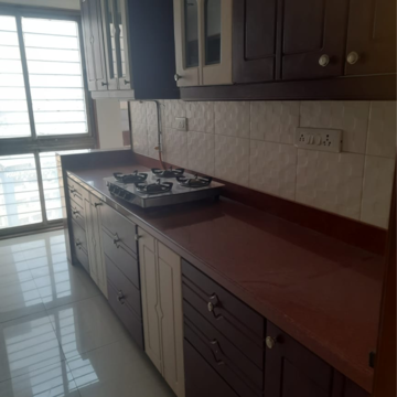 Kitchen in 4 BHK Apartment at Seawoods Sector 36 – for Sale