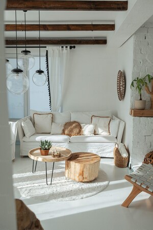 Living Room in 3 BHK Apartment at K Raheja Sterling, Mohammadwadi – for Sale