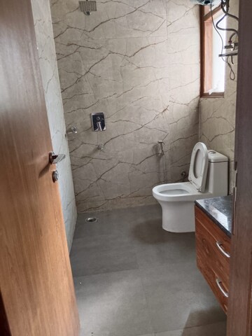 Bathroom in 3 BHK Builder Floor at Freedom Fighters Enclave – for Rent