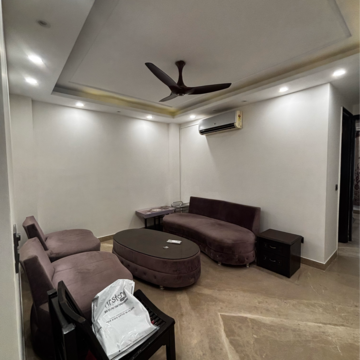 Living Room in 2 BHK Builder Floor at Malviya Nagar – for Rent
