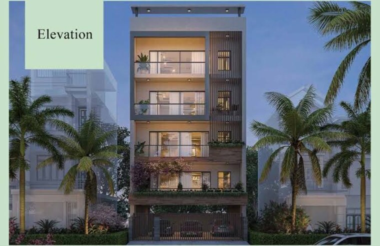 Exterior View, jms-the-nation 3.5 Bedroom 1745 Sq.Ft. Builder Floor In Sector 95 Gurgaon 8384620