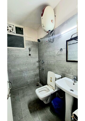 Bathroom in 1 RK Apartment at New Generation Maple Apartments, Dhakoli Village – for Rent