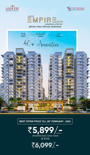 2 BHK Apartment For Sale in Kollur Gated Community, Kollur