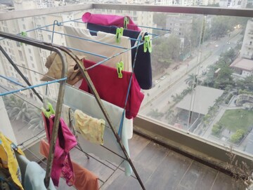 Balcony in 3 BHK Apartment at Nahar F Residences, Balewadi – for Rent