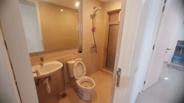 Bathroom in 3 BHK Apartment at Hiranandani Fortune City, New Panvel – for Rent