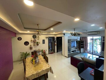 Living Room in 3 BHK Apartment at Hubtown Hill Crest, Andheri East – for Rent