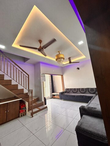 Living Room in 3 BHK Apartment at Prahlad Nagar – for Rent