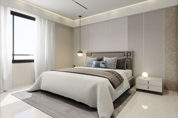 Bedroom in 3 BHK Apartment at Goyal Olive Greens, Gota – for Rent