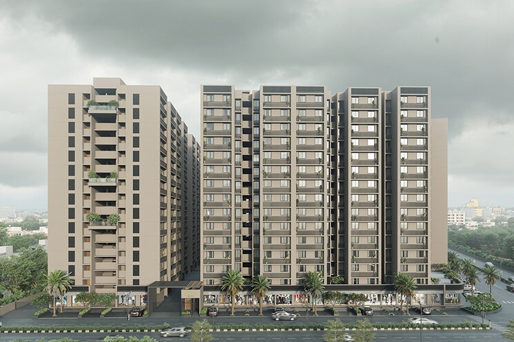 Exterior View, goyal-orchid-blues 2 Bedroom 1215 Sq.Ft. Apartment In Shela Ahmedabad 8385313