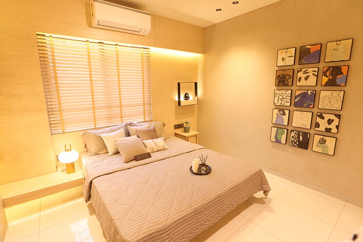 Bedroom, goyal-orchid-blues 2 Bedroom 1215 Sq.Ft. Apartment In Shela Ahmedabad 8385313