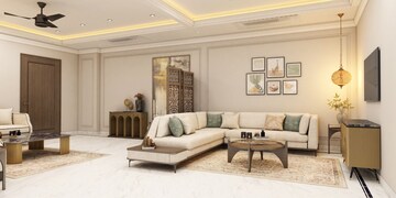 Living Room in 4 BHK Apartment at JS Ventura, Engineers Colony – for Sale