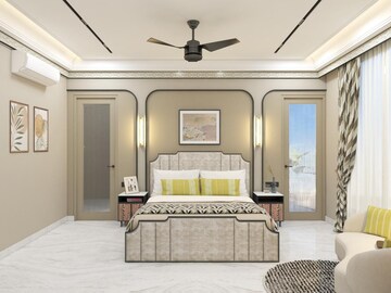 Living Room in 4 BHK Apartment at JS Ventura, Engineers Colony – for Sale