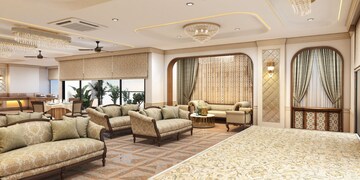 Living Room in 4 BHK Apartment at JS Ventura, Engineers Colony – for Sale