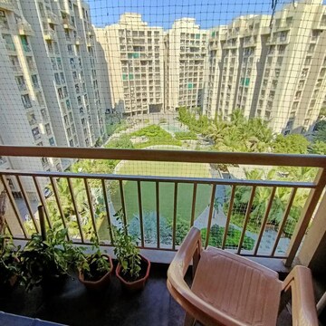 Balcony in 4 BHK Apartment at Makarba – for Rent
